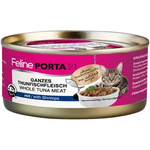 6x156g thon / crevettes Porta 21 - Nourriture pour ChatVendu parzooplus