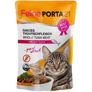 6x100g thon / surimi Porta 21 - Nourriture pour Chat pas cher