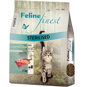 Porta 21 Feline Finest Sterilised poulet, poisson pour chat - 2 x 2 kg