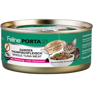 6x156g thon / varech Porta 21 - Nourriture pour Chat pas cher