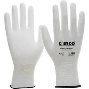 Cimco - skinny soft white 141264 nylon gants de travail taille: 10, xl 1 paire(s)