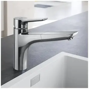 Kludi MIX Mitigeur de cuisine pivotant, avec douchette extractible, 32...