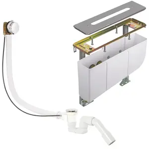 Kludi Unité de montage pour bord de baignoire, pour robinetterie 4 tro...