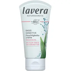 Crème hydratante nourrissante - Basis Sensitiv bio - LAVERA - Peau sèc... pas cher