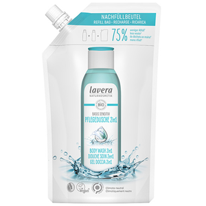 Lavera Basis Sensitiv Gel Douche et Shampoing Recharge 500ml pas cher