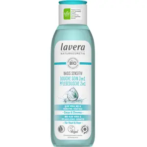 Lavera Base Sensitiv douchegel/soin 2 en 1 FR-DE - 250 ml pas cher
