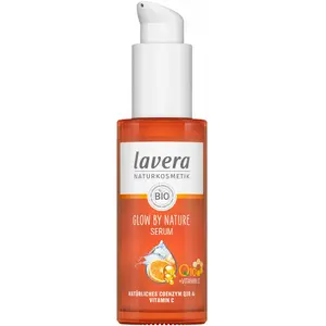 Comparateur de prix : lavera GLOW BY NATURE Sérum - cosmétiques naturels - végan - Q10 & Vitamine C - hydratant - Anti-rides - revitalisant - peau ferme - certifié PETA - 1 x 30 ml