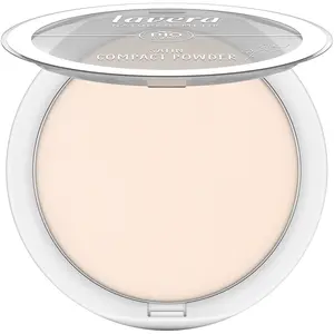 lavera Satin Compact Powder -Poudre Compacte - Light 01- nude - Huile d'amande bio & Poudre de riz bio - Végan - matifiante - longue durée - texture veloutée (1 x 9,5g) pas cher