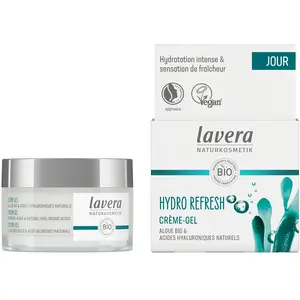 Crème-gel algues et acides hyaluroniques - Hydro Refresh bio - LAVERA pas cher