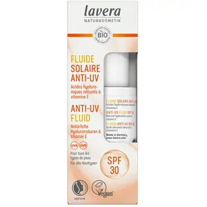 Fluide solaire anti-uv SPF30 bio - LAVERA pas cher