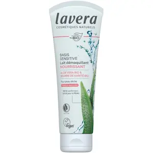 Lait démaquillant - Basis Sensitiv bio - LAVERA - Peau sèche pas cher
