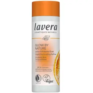 Lotion exfoliante éclat - Glow by nature bio - LAVERA - Peau grasse pas cher