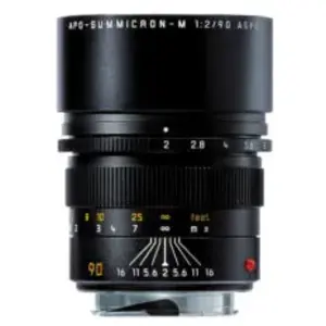 Objectif hybride Leica APO-Summicron-M 90 mm f/2 ASPH. NoirVendu parfnac