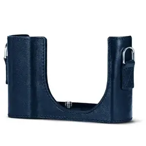 Etui et courroie en cuir Leica Bleu pour C-LUX pas cher