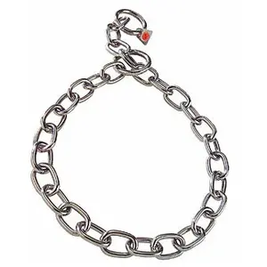 Hs Sprenger Collier pour Chien Argenté 4 mm Maillons Semi-long (51 cm) TU pas cher
