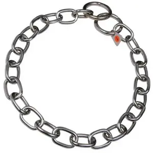 Hs Sprenger Collier pour chien en mailles acier inoxydable Difac Sanitaire Argenté 54x46 cm 516412 pas cher