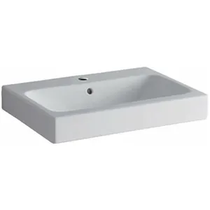Geberit Lavabo ICon avec trou pour robinetterie, avec trop-plein 600 x 485 mm blanc