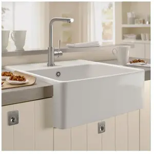 Comparateur de prix : Villeroy & Boch Evier timbre office  Tradition Blanc CeramicPlus avec vidage manuel TU