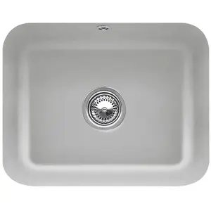 Comparateur de prix : Villeroy & Boch Evier 1 bac Cisterna 60C Fossile CeramicPlus avec vidage auto TU