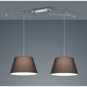 Helestra Certo suspension conique 2 l., anthracite