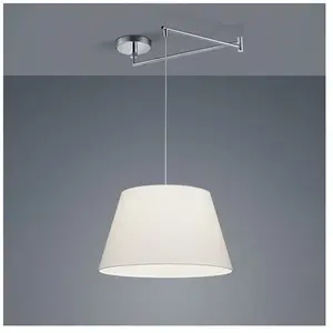 Comparateur de prix : Helestra Certo suspension conique 1 lampe blanche