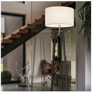 Comparateur de prix : Helestra Certo lampadaire trépied, blanc