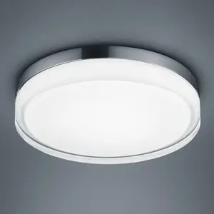 Comparateur de prix : Helestra Tana Plafonnier LED, chromé, Ø 33 cm