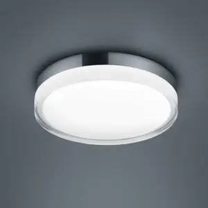 Comparateur de prix : Helestra Tana plafonnier LED, chrome, Ø 28 cm