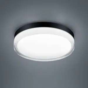 Helestra Tana Plafonnier LED, noir, Ø 28 cm pas cher
