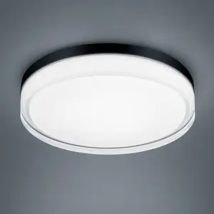 Helestra Tana Plafonnier LED, noir, Ø 33 cm pas cher