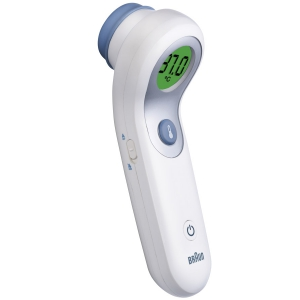 Thermomètre frontal infrarouge avec et sans contact Braun NTF3000 pas cher