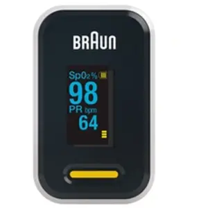 Oxymètre de pouls Braun YK-81CEU Blanc et noir pas cher