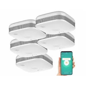 Comparateur de prix : VISORTECH 5 détecteurs de fumée design connectés RWM-190.app