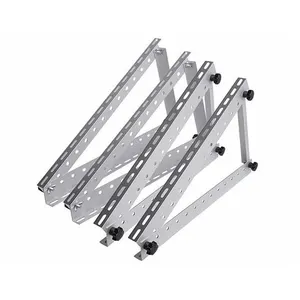 Comparateur de prix : REVOLT : 2 supports réglables en aluminium pour panneau solaire 41/104 cm
