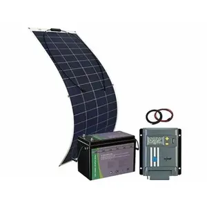 Comparateur de prix : TKA Kit panneau solaire 200 W avec régulateur de charge MPPT-110, batt...