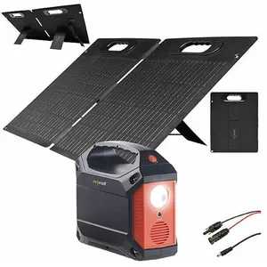 REVOLT Kit panneau solaire 50 W avec batterie HSG-420 et câbleVendu paramazon