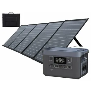 REVOLT Kit batterie / convertisseur solaire 1920 Wh / 2400 W avec pann...Vendu parcdiscount