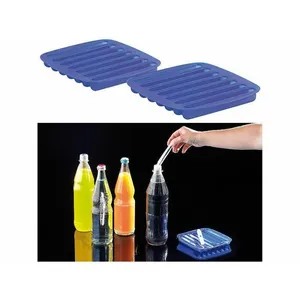 : 2 bacs à glaçon en silicone pour glaçons longs Stab Ice pas cher