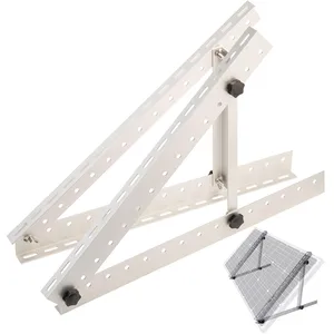Comparateur de prix : REVOLT Support réglable en aluminium pour panneau solaire jusqu à 55,6...