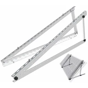 REVOLT Support réglable en aluminium pour panneau solaire jusqu à 118 ... pas cher