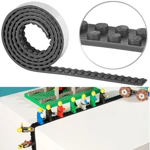 Infactory : Bande adhésive 1 m pour briques de construction - NoirVendu parfnac
