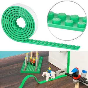 Infactory : Bande adhésive 1 m pour briques de construction - Vert pas cher