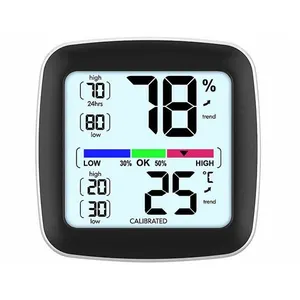 Comparateur de prix : INFACTORY Thermomètre-hygromètre numérique à écran LCD