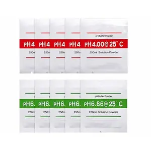 AGT 10 solutions de calibrage pour pH-mètre pH 4,00 / pH 6,86 pas cher
