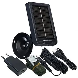 Comparateur de prix : VISORTECH Panneau solaire avec batterie 3000 mAh pour caméra nature