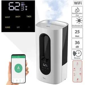 Comparateur de prix : newgen medicals : Humidificateur d'air connecté avec désinfection UV LBF-330