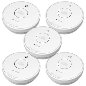 Comparateur de prix : VISORTECH 5 détecteurs de fumée sans fil interconnectables RWM-470