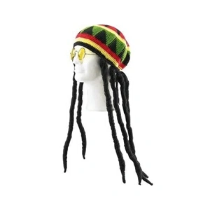 Comparateur de prix : Bonnet jamaïcain avec dreadlocks & lunettes