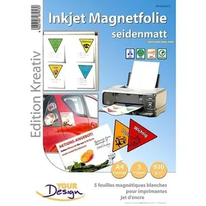 Your Design Papier A4 magnétique mat