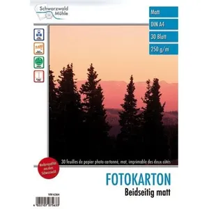 Schwarzwald Mühle Papier photo double face mat A4 - 250 G